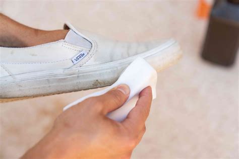 how to wash white vans